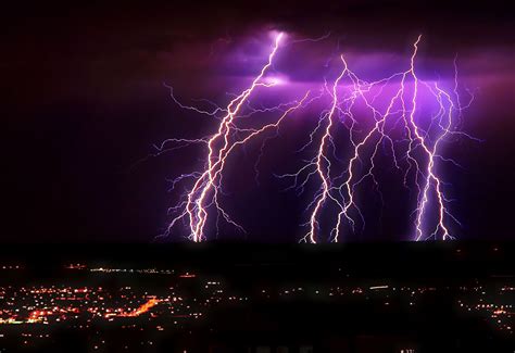 Awesome Purple Lightning Wallpapers Wallpaperaccess