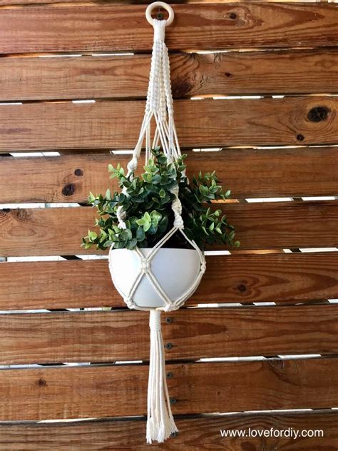 Please see below for materials and written. DIY Macrame Plant Hanger // Tutorial For Beginners ...