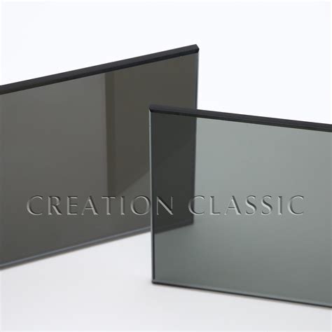 Dark Grey Grey Tinted Float Glass Reflective Glass China Glass And