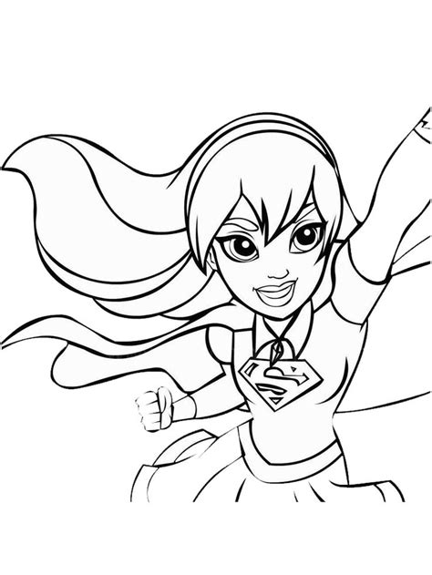 dc superhero girl coloring pages  dc superhero girls   animated action adventure series de