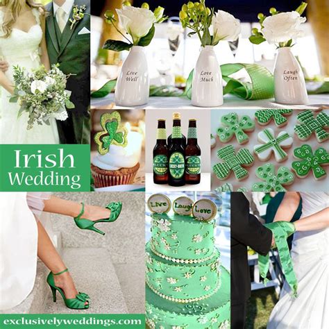 Irish Wedding Theme Exclusivelyweddings Weddingcolors Irish