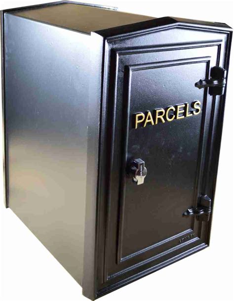 Parcel drop box(cheap under $100 diy). Parcel drop box, solid cast iron, custom made by Lumley ...