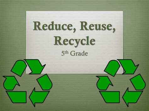 PPT - Reduce, Reuse, Recycle PowerPoint Presentation, free download ...