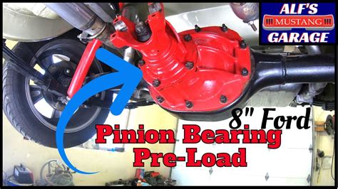 How To Set Pinion Bearing Pre Load 8 Ford 65 Mustang Fastback