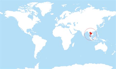 Where Is Thailand Located On The World Map