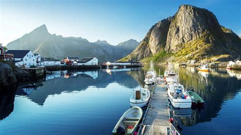 Reine Lofoten Norway Wallpaper Backiee