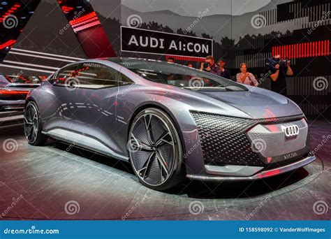 Audi Ai Con Autonomous Luxury Sedan Car Editorial Photography Image