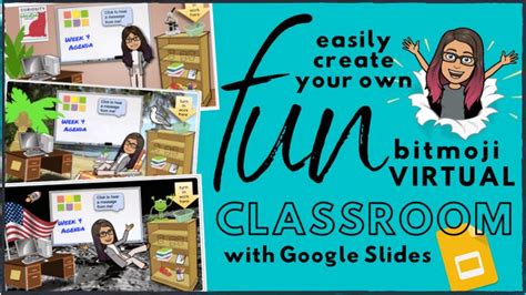 Make sure to resize the image from the corners to maintain. Make a Bitmoji Virtual Classroom with Google Slides ...