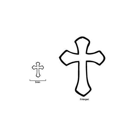 Simple cross tattoo for women. Outline Of A Cross - Cliparts.co