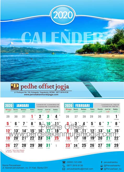 Detail Contoh Desain Kalender Dinding Keren Koleksi Nomer 22