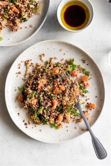 Salmon Quinoa Salad With Balsamic Vinaigrette A Sassy Spoon