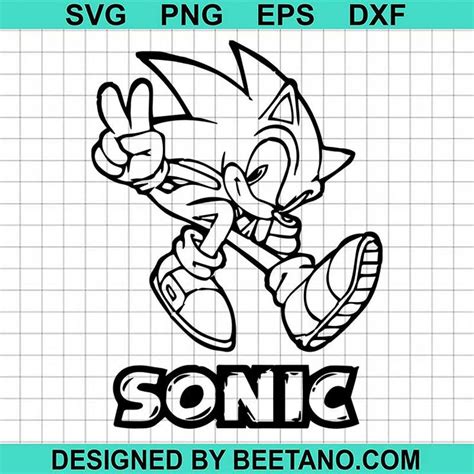 Sonic The Hedgehog Svg Sonic Svg Cartoon Svg Sonic Svg Cricut