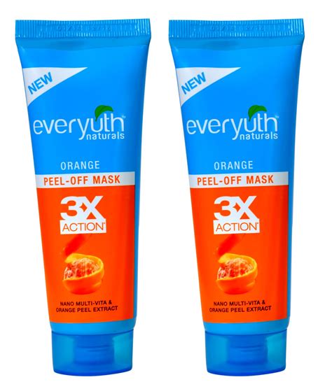 Everyuth Naturals Orange Peel Off Mask 90 Gms Pack Of 2