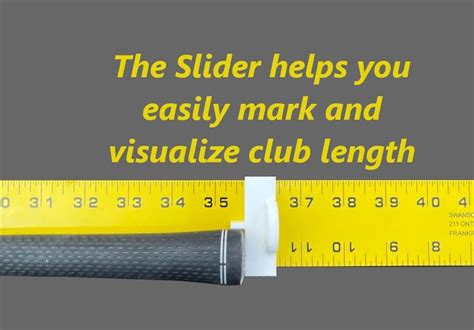 Golf Club Ruler Fitting Tool Length Measurement Swing Weight Works With