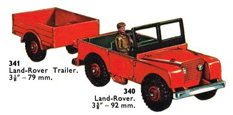 File Land Rover Trailer Dinky Toys 340 341 DinkyCat 1963 The
