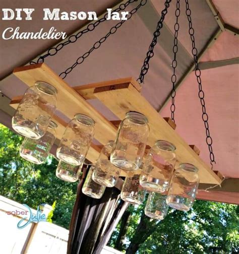 How To Make Diy Mason Jar Chandelier 25 Creative Ideas ⋆ Diy Crafts