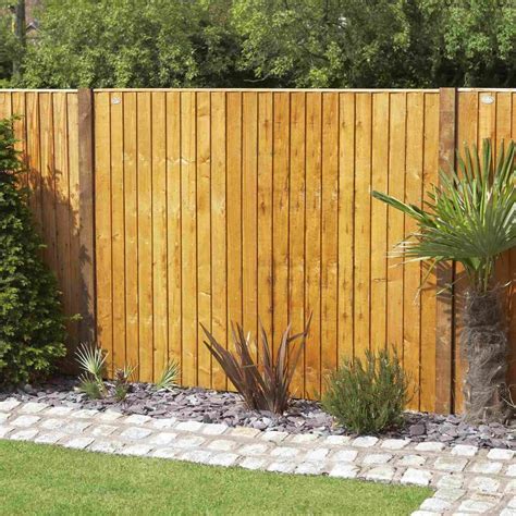 Grange Weston Closeboard Fence Panel Golden Brown Garden Street