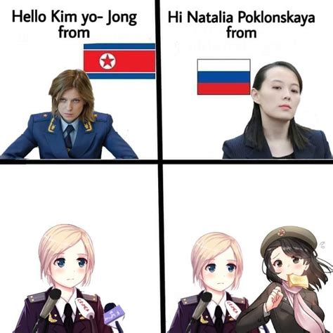 Kim jong un with his sister, kim yo jong: Ah tes, awaken my waifus : wholesomeanimemes in 2020 ...