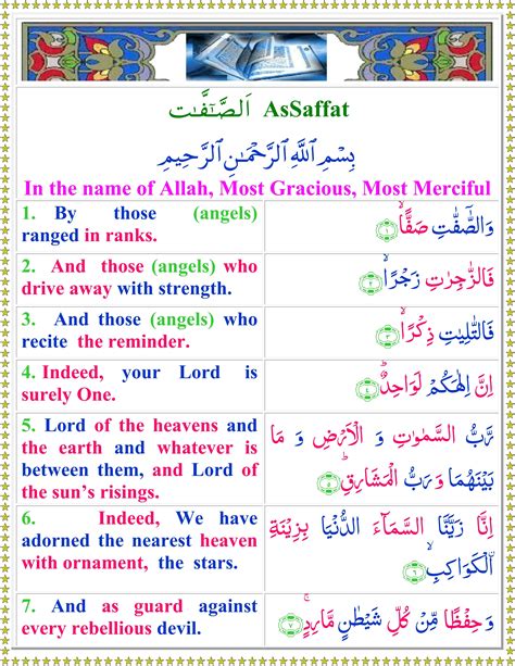 Surah As Saffat English Quran O Sunnat