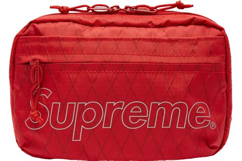 Supreme Shoulder Bag Fw18 Red Fw18 Us