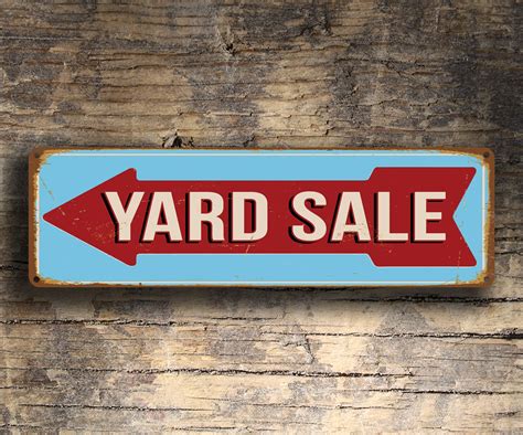 Yard Sale Sign | Directional Yard Sale Sign | Yard Sale Sign with Arrow | Garage sale signs 