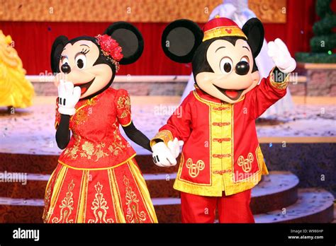 The Mickey Mouse And The Minnie Mouse Perform At The Groundbreaking