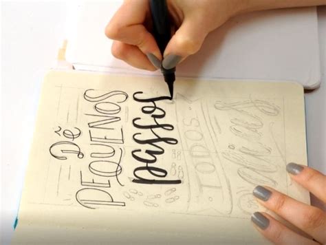 Aprenda A Fazer Lettering V Deo Ideias De Caligrafia Instagram Caneta