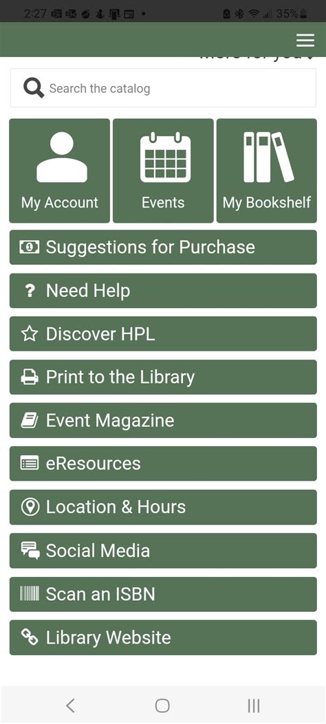 Mobile App Homewood Public Library