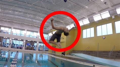 Best Diving Board Tricks Youtube