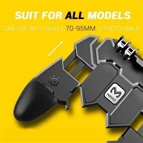 Hard Bound Plastic Ak66 Six Finger For Pubg Mobile Gamepad Controller