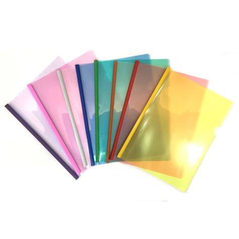 Buy Oryx Plastic Sliding Bar Folder A4 Pkt5pcs Online Aed12 From