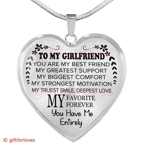 Send gift for girlfriend, buy online gifts for girlfriend. To My Girlfriend Luxury Necklace: Thoughtful Gifts For ...
