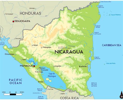 Maps Of Nicaragua Collection Of Maps Of Nicaragua North America