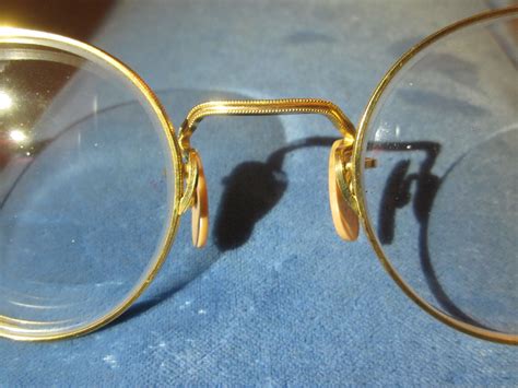 vtg american optical ful vue gold frame eyeglasses w case 1 10 12k gf ebay