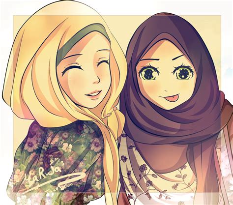 Gambar Kartun Muslimah Anime Lucu Imut Inapg Id