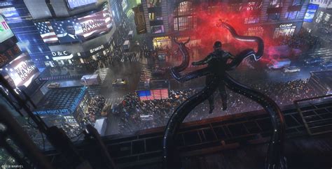 Artstation Doctor Octopus Keyframes Dennis Chan Concept Art World