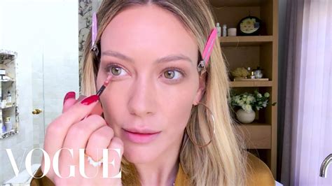 Hilary Duffs Busy Mom Makeup Routine Beauty Secrets Vogue Youtube