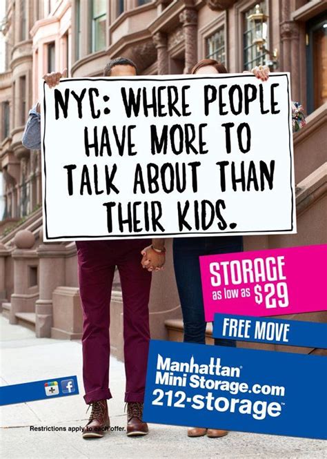 Manhattan Mini Storage Campaign Mini Storage I Love Ny Creative