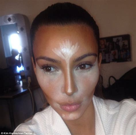 kim kardashian lets fans in on her beauty secrets as she charts makeover process daily mail online