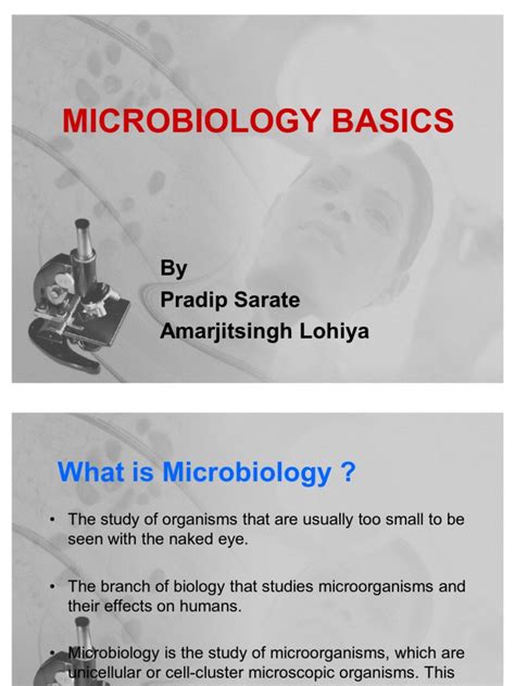 Microbiology Basics Cell Biology Microorganism
