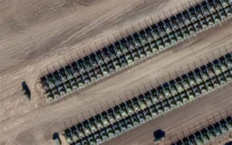 Satellite Imagery Shows Hundreds Of Russian Tanks Near The Border With