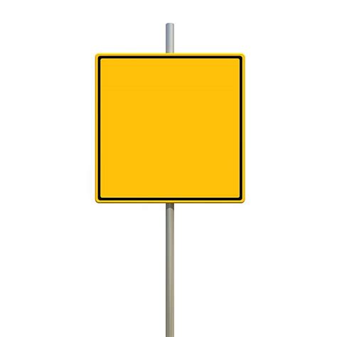 Road Sign Directional Sign Rectangle Yellow Stock Photos Pictures