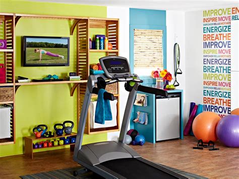 See more ideas about gym decor, home gym, home gym decor. Colorful And Inspiring Home Gym Design | DigsDigs