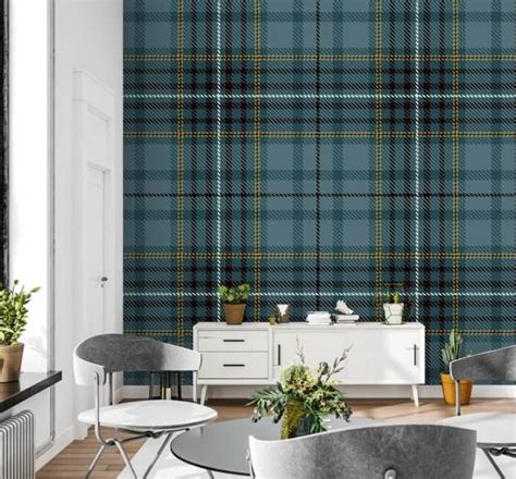 Papier Peint Tartan Tartan Wall Murals Wallsauce Fr