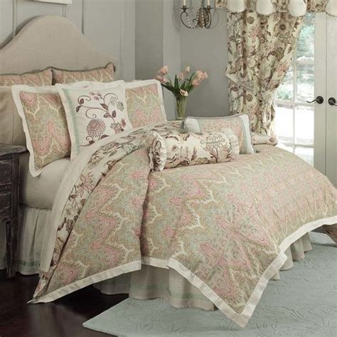 Waverly Graceful Garden 4 Piece Comforter Set Bedroom Decor Cozy