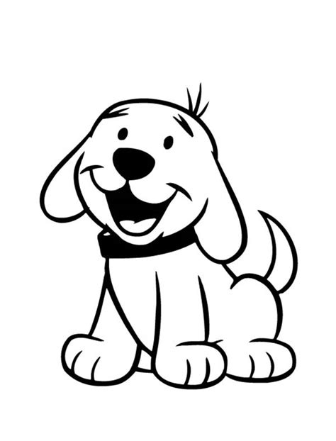 Happy Dog Coloring Pages At Free Printable Colorings