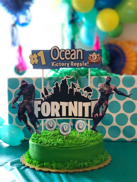 Fortnite edible cake topper fortnite battle royale edible image round. Fortnite birthday cake toppers from SamandPaper off Etsy ...