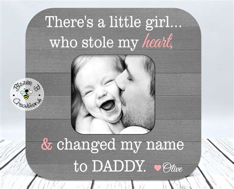 Fathers Day Picture Frame T Daddy T Best Daddy Dad Etsy