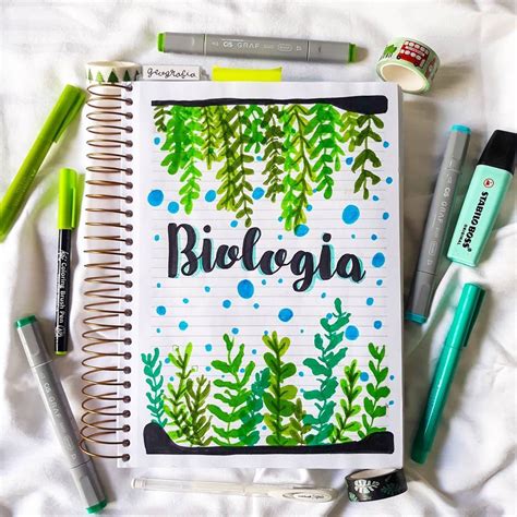 Dibujos Para Caratula De Biologia Cuaderno Biologia Biology Notebook