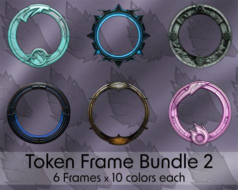 Frame Bundle Dnd Pathfinder Token Frame Token Border Foundry